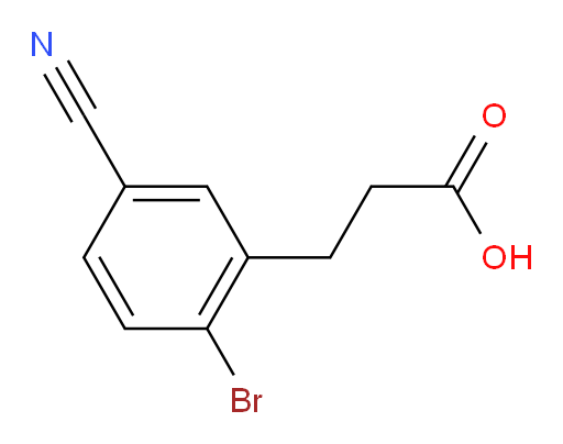 3-(2-bromo-5-cyanophenyl)propanoic acid