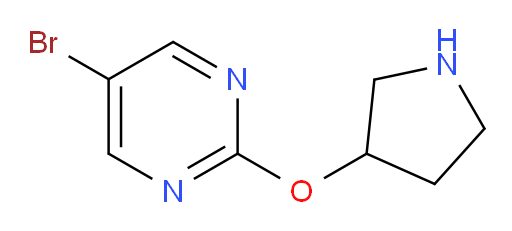 5-bromo-2-(pyrrolidin-3-yloxy)pyrimidine