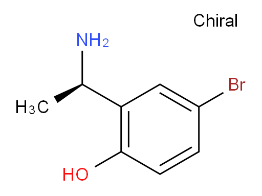 2-[(1R)-1-aminoethyl]-4-bromophenol