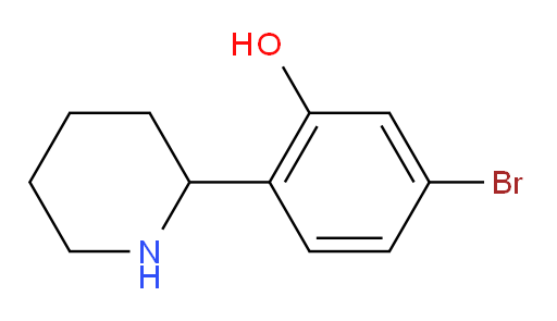 5-bromo-2-(piperidin-2-yl)phenol