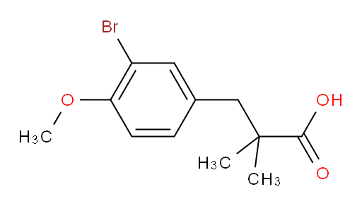 3-(3-bromo-4-methoxyphenyl)-2,2-dimethylpropanoic acid