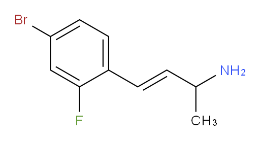 4-(4-bromo-2-fluorophenyl)but-3-en-2-amine