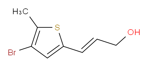 3-(4-bromo-5-methylthiophen-2-yl)prop-2-en-1-ol