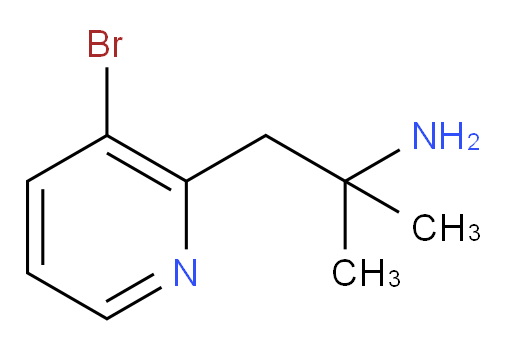 1-(3-bromopyridin-2-yl)-2-methylpropan-2-amine