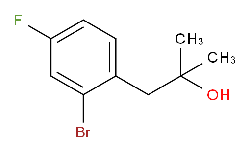 1-(2-bromo-4-fluorophenyl)-2-methylpropan-2-ol