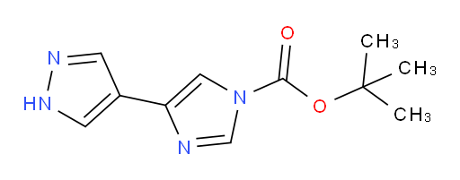 tert-butyl 4-(1H-pyrazol-4-yl)-1H-imidazole-1-carboxylate