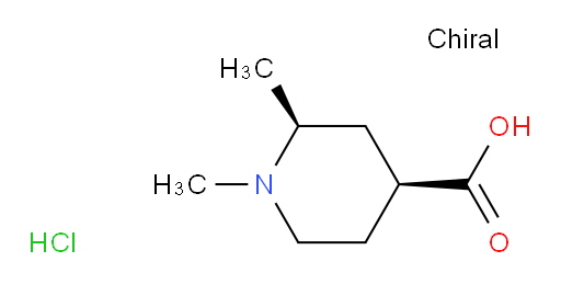 (2S,4S)-1,2-dimethylpiperidine-4-carboxylic acid hydrochloride