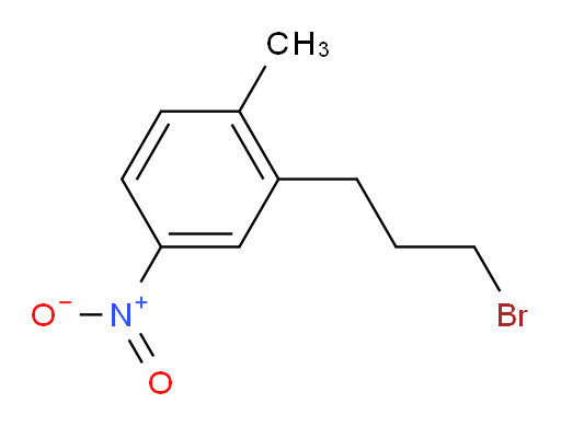2-(3-bromopropyl)-1-methyl-4-nitrobenzene