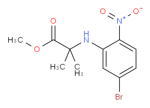 methyl 2-[(5-bromo-2-nitrophenyl)amino]-2-methylpropanoate