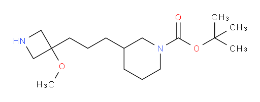 tert-butyl 3-[3-(3-methoxyazetidin-3-yl)propyl]piperidine-1-carboxylate