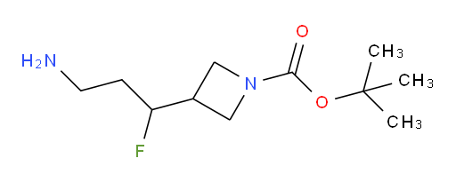 tert-butyl 3-(3-amino-1-fluoropropyl)azetidine-1-carboxylate