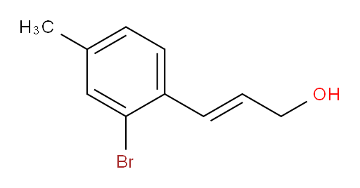 3-(2-bromo-4-methylphenyl)prop-2-en-1-ol
