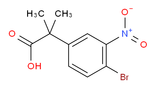 2-(4-bromo-3-nitrophenyl)-2-methylpropanoic acid