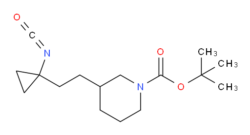 tert-butyl 3-[2-(1-isocyanatocyclopropyl)ethyl]piperidine-1-carboxylate