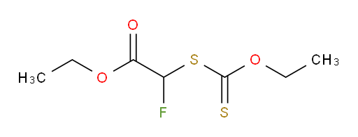 ethyl 2-[(ethoxymethanethioyl)sulfanyl]-2-fluoroacetate