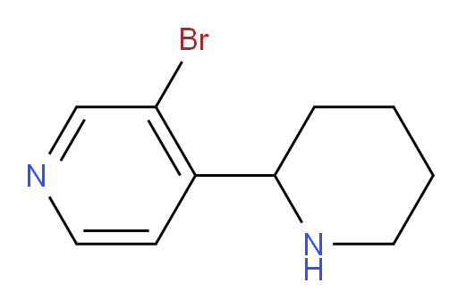 3-bromo-4-(piperidin-2-yl)pyridine