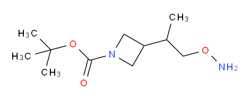 tert-butyl 3-[1-(aminooxy)propan-2-yl]azetidine-1-carboxylate
