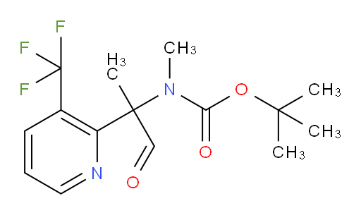 tert-butyl N-methyl-N-{1-oxo-2-[3-(trifluoromethyl)pyridin-2-yl]propan-2-yl}carbamate