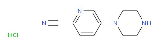 5-(piperazin-1-yl)pyridine-2-carbonitrile hydrochloride