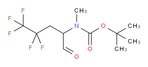 tert-butyl N-methyl-N-(4,4,5,5,5-pentafluoro-1-oxopentan-2-yl)carbamate