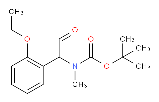 tert-butyl N-[1-(2-ethoxyphenyl)-2-oxoethyl]-N-methylcarbamate