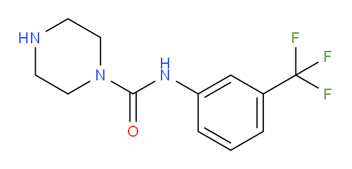 N-[3-(trifluoromethyl)phenyl]piperazine-1-carboxamide