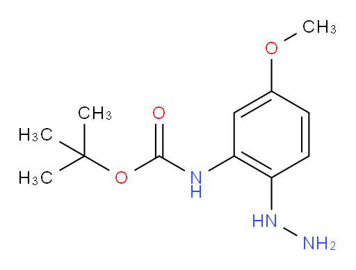 tert-butyl N-(2-hydrazinyl-5-methoxyphenyl)carbamate