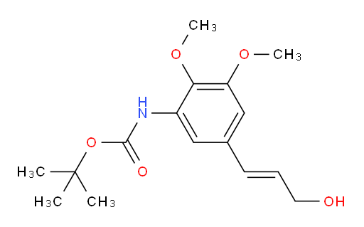 tert-butyl N-[5-(3-hydroxyprop-1-en-1-yl)-2,3-dimethoxyphenyl]carbamate