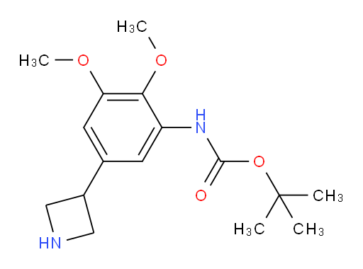 tert-butyl N-[5-(azetidin-3-yl)-2,3-dimethoxyphenyl]carbamate