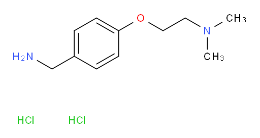 {4-[2-(dimethylamino)ethoxy]phenyl}methanamine dihydrochloride