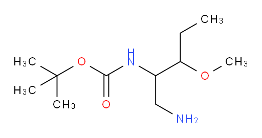 tert-butyl N-(1-amino-3-methoxypentan-2-yl)carbamate