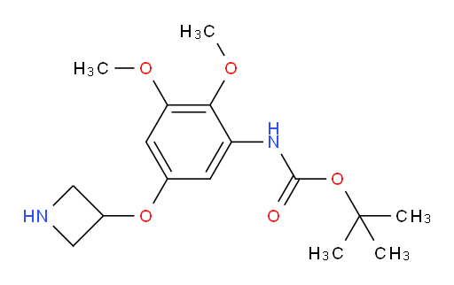 tert-butyl N-[5-(azetidin-3-yloxy)-2,3-dimethoxyphenyl]carbamate