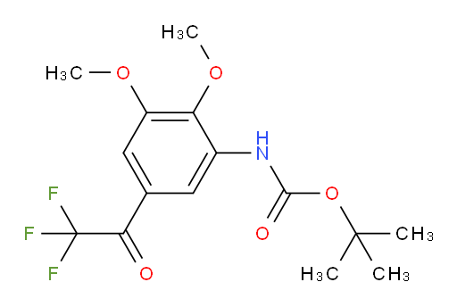 tert-butyl N-[2,3-dimethoxy-5-(trifluoroacetyl)phenyl]carbamate