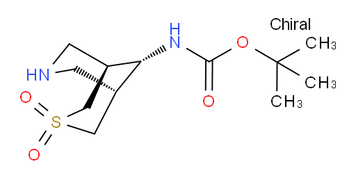 tert-butyl N-[(1R,5S,9s)-3,3-dioxo-3lambda6-thia-7-azabicyclo[3.3.1]nonan-9-yl]carbamate