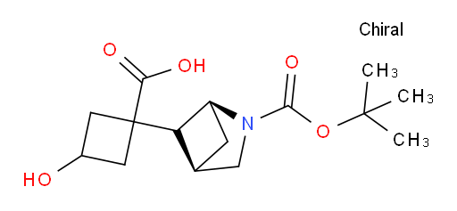 1-[(1S,4R)-2-[(tert-butoxy)carbonyl]-2-azabicyclo[2.1.1]hexan-5-yl]-3-hydroxycyclobutane-1-carboxylic acid