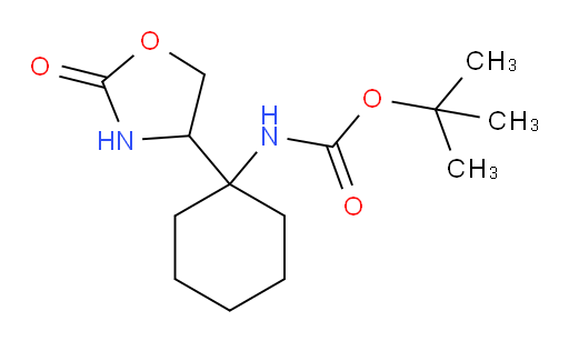 tert-butyl N-[1-(2-oxo-1,3-oxazolidin-4-yl)cyclohexyl]carbamate