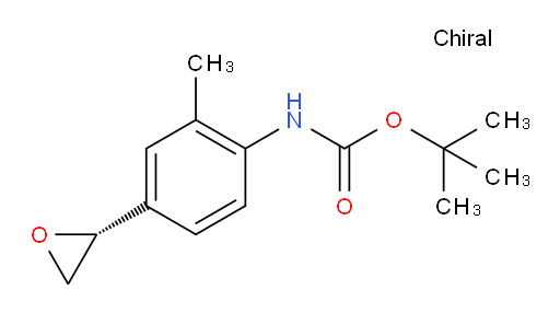 tert-butyl N-{2-methyl-4-[(2R)-oxiran-2-yl]phenyl}carbamate