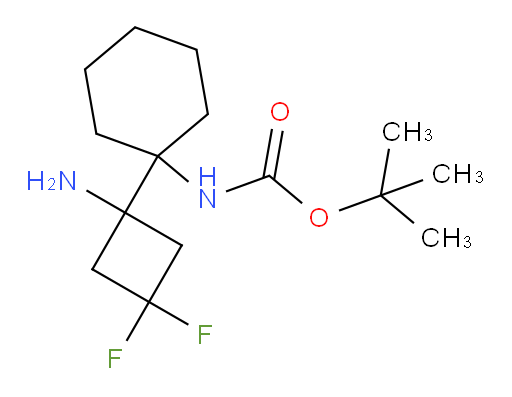 tert-butyl N-[1-(1-amino-3,3-difluorocyclobutyl)cyclohexyl]carbamate