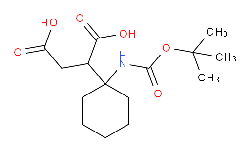 2-(1-{[(tert-butoxy)carbonyl]amino}cyclohexyl)butanedioic acid