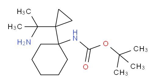 tert-butyl N-{1-[1-(2-aminopropan-2-yl)cyclopropyl]cyclohexyl}carbamate