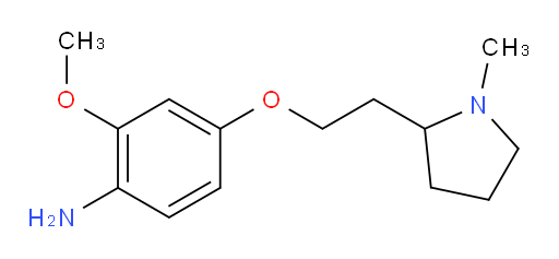 2-methoxy-4-[2-(1-methylpyrrolidin-2-yl)ethoxy]aniline