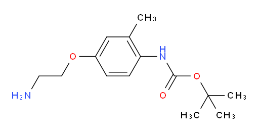 tert-butyl N-[4-(2-aminoethoxy)-2-methylphenyl]carbamate