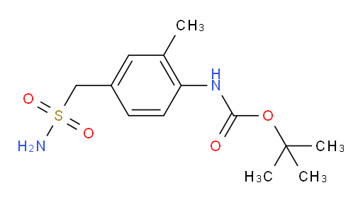 tert-butyl N-[2-methyl-4-(sulfamoylmethyl)phenyl]carbamate