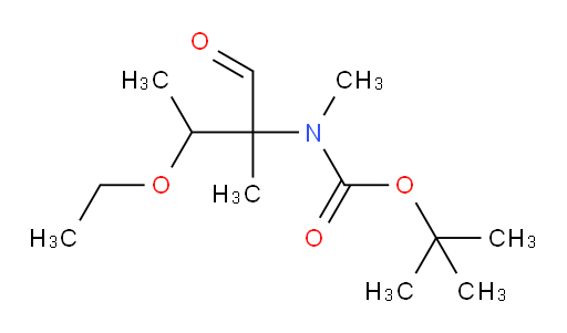 tert-butyl N-(3-ethoxy-2-methyl-1-oxobutan-2-yl)-N-methylcarbamate