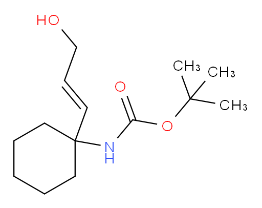tert-butyl N-[1-(3-hydroxyprop-1-en-1-yl)cyclohexyl]carbamate