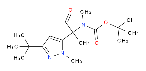 tert-butyl N-[2-(3-tert-butyl-1-methyl-1H-pyrazol-5-yl)-1-oxopropan-2-yl]-N-methylcarbamate