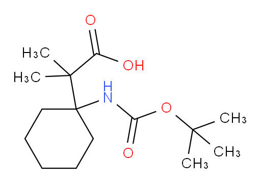 2-(1-{[(tert-butoxy)carbonyl]amino}cyclohexyl)-2-methylpropanoic acid
