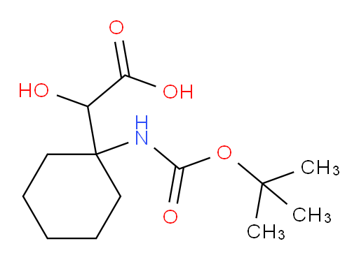 2-(1-{[(tert-butoxy)carbonyl]amino}cyclohexyl)-2-hydroxyacetic acid