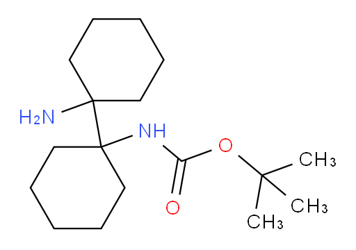tert-butyl N-[1-(1-aminocyclohexyl)cyclohexyl]carbamate