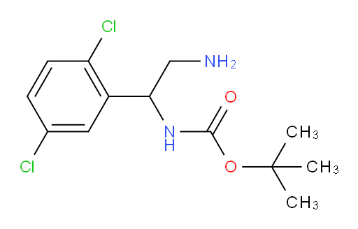 tert-butyl N-[2-amino-1-(2,5-dichlorophenyl)ethyl]carbamate